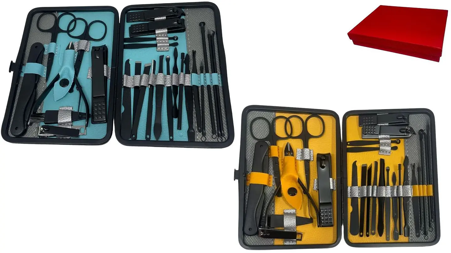 Kit Profesional Completo Para El Cuidado Uñas hombre y mujer manicura y pedicura 1