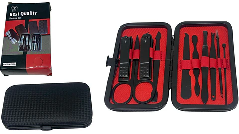 Mini Kit de Manicura y Pedicura Portátil – 6 Piezas, Diseños Variados