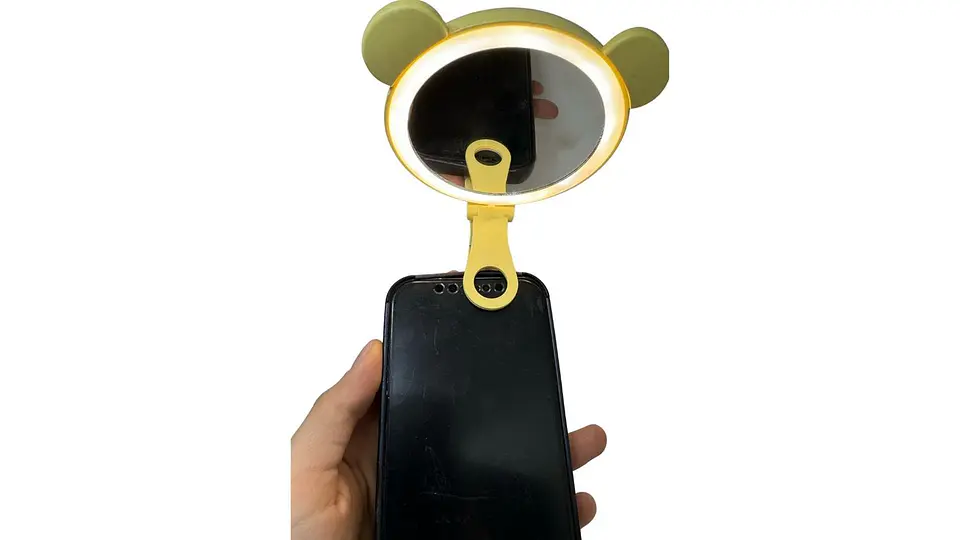 Aro De Luz En Forma De Animales Con Espejo Para El Celular 3 niveles de luz 2