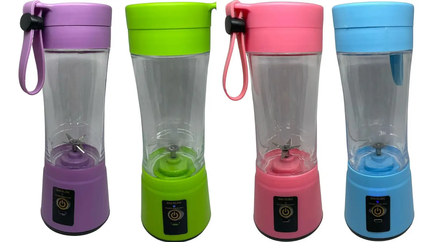 Licuadora de jugo con Cargador USB portátil y recargable mix 4