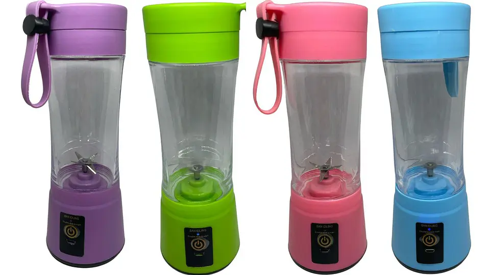 Licuadora de jugo con Cargador USB portátil y recargable mix 4