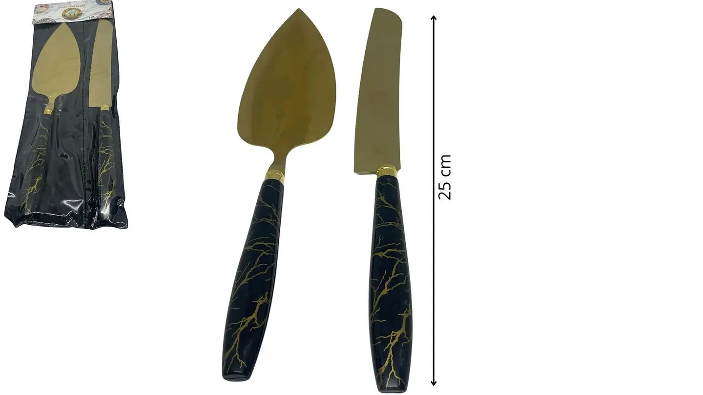 Juego Cuchillo + Pala Espatula Ponque Para Boda Matrimonio 3