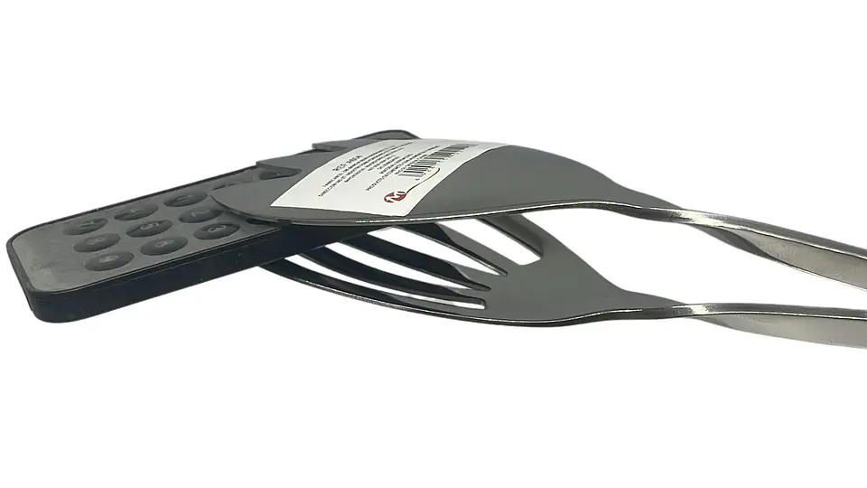 Pinza para Bistec Tipo Tijera en Acero Inoxidable  Cocina y Parrilla 1