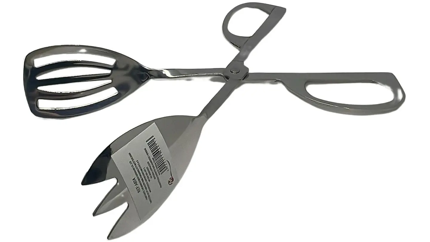 Pinza para Bistec Tipo Tijera en Acero Inoxidable  Cocina y Parrilla 2
