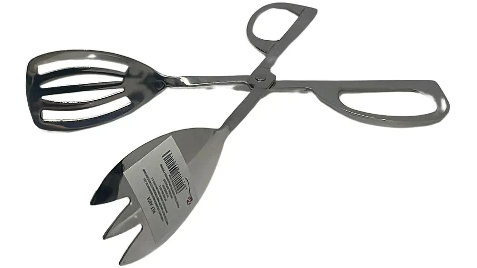 Pinza para Bistec Tipo Tijera en Acero Inoxidable  Cocina y Parrilla 2