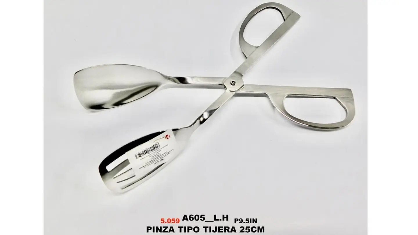 Pinza para Cocina Tipo Tijera en Acero Inoxidable  Cocina y Parrilla 6