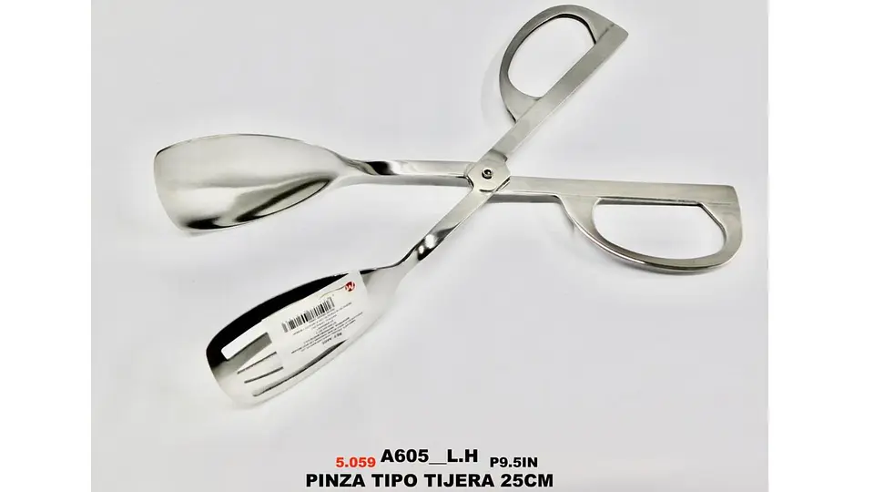 Pinza para Cocina Tipo Tijera en Acero Inoxidable  Cocina y Parrilla 6