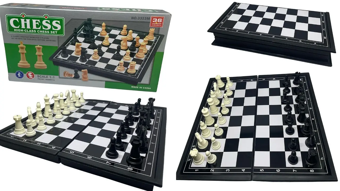 Ajedrez Magnético 24 X 24 Cm Juego De Mesa 32 Fichas 1