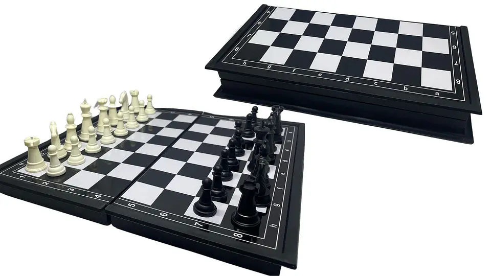 Ajedrez Magnético 24 X 24 Cm Juego De Mesa 32 Fichas 2