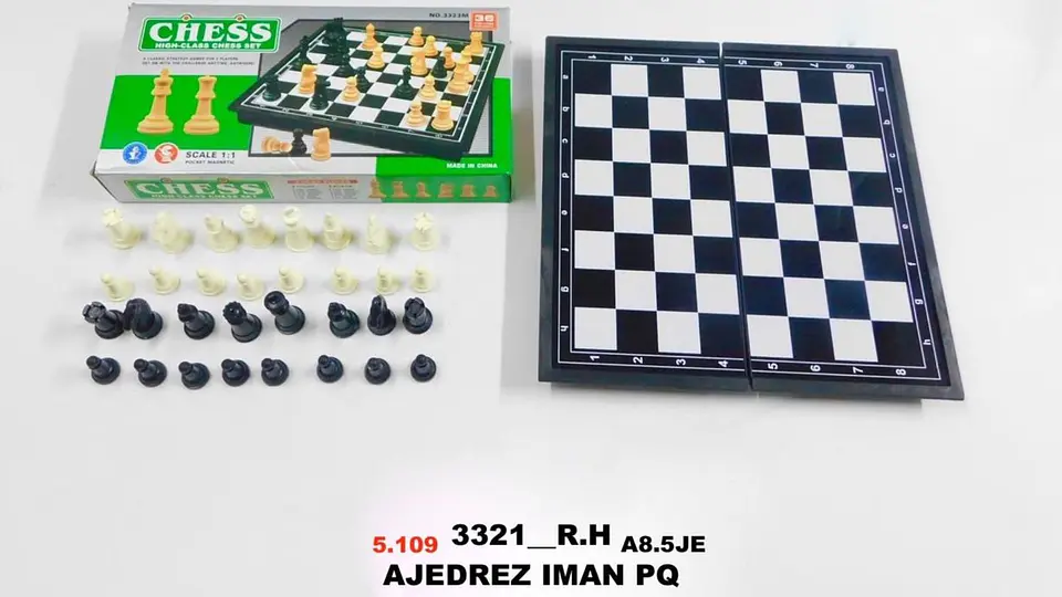 Ajedrez Juego Mesa Magnético 20x20 Cm Imantado Estratégico 4
