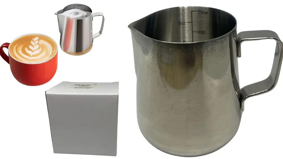 Jarra Leche Espuma Expreso Café Barista250mlacero Inoxidable 1