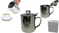 Jarra milk con tapa Espuma Café Barista350mlacero Inoxidable - Miniatura 1