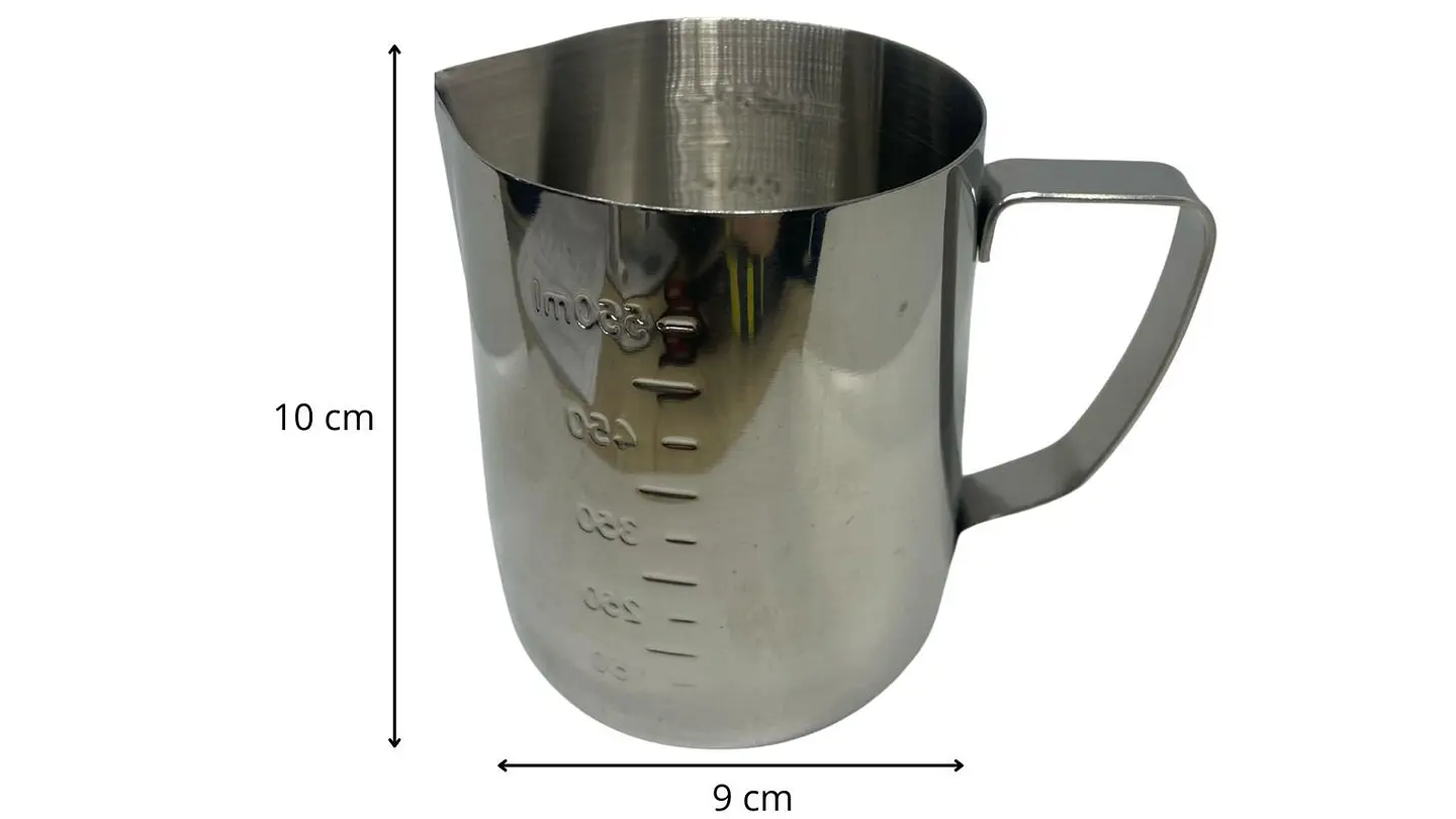 Jarra Leche Espuma Expreso Café Barista 550 ml acero metal 3