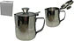 Jarra milk con tapa Espuma Café Barista350mlacero Inoxidable - Miniatura 2
