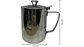 Jarra lechera con tapa Espuma Café Barista 1000ml acero Inoxidable - Miniatura 2