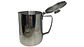Jarra lechera con tapa Espuma Café Barista 1000ml acero Inoxidable - Miniatura 3