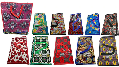 Bolsa Para Compras Reutilizable 45x50x18cm Diseños Surtidos