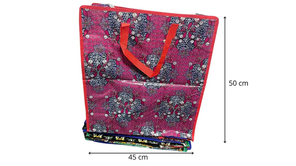 Bolsa Para Compras Reutilizable 45x50x18cm Diseños Surtidos 4