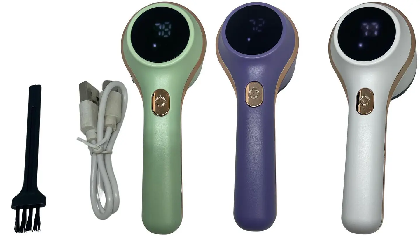 Quita Motas De Ropa Recargable Usb Profesional Papa Colores 1