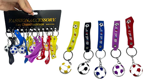 Llaveros De Fútbol Con Forma De Pelota Deportiva X1 Unidad