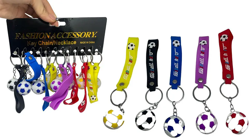 Llaveros De Fútbol Con Forma De Pelota Deportiva X1 Unidad 1