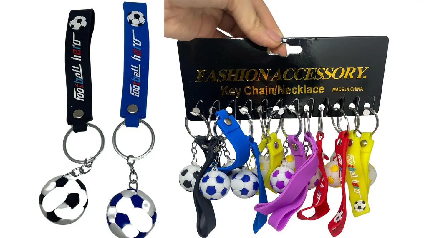 Llaveros De Fútbol Con Forma De Pelota Deportiva X1 Unidad 2