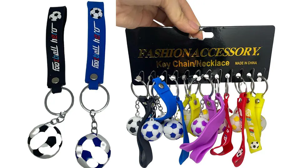 Llaveros De Fútbol Con Forma De Pelota Deportiva X1 Unidad 2