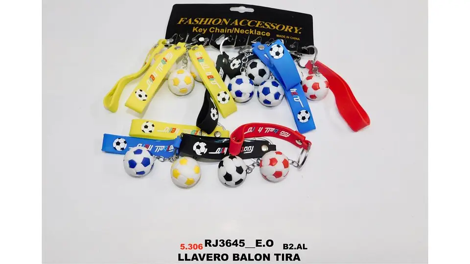 Llaveros De Fútbol Con Forma De Pelota Deportiva X1 Unidad 4