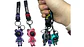 Llavero En Forma De Astronauta De Goma X1 Unidad, 4 Colores - Miniatura 2