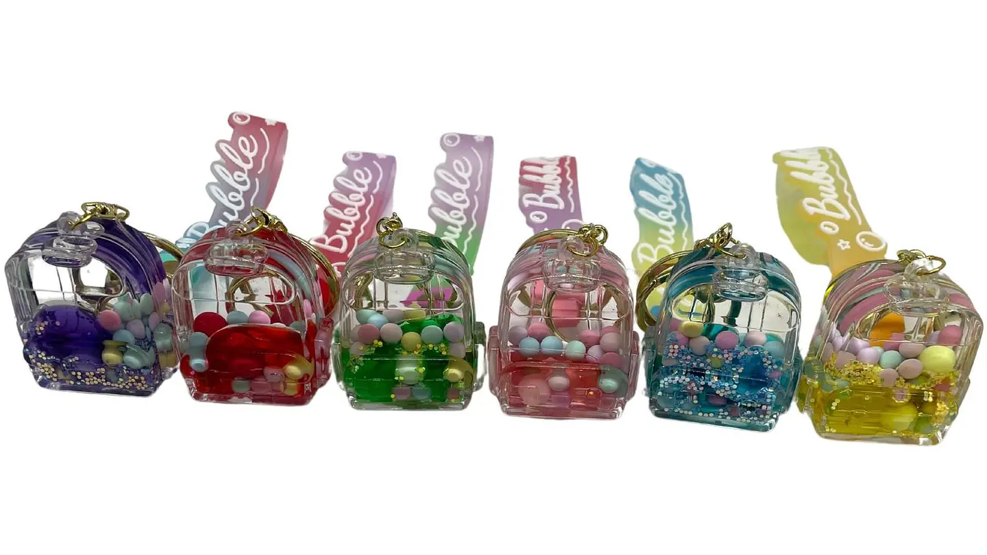 Llavero De maleta morral 6 Opciones 1xund Colores Brillantes 2
