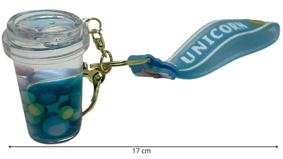 Llavero De vaso plástico 6 opciones 1xund Colores brillantes 3