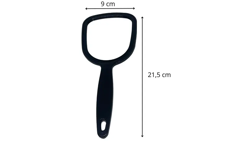 Espejo mediano De Mano Portátil 21,5 cm varios colores 4