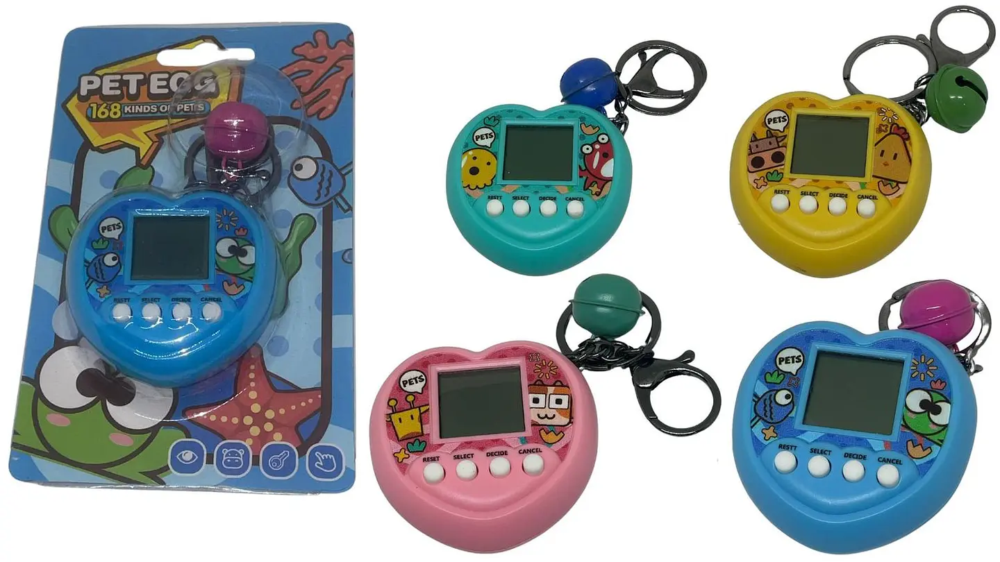Tamagotchi 168  Mascotas Virtual En 1 Juguete Tama Niños 6cm 1