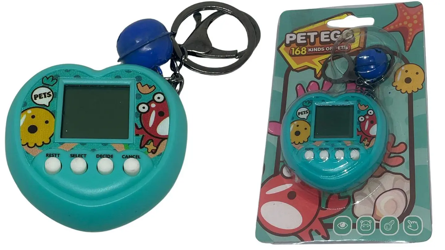 Tamagotchi 168  Mascotas Virtual En 1 Juguete Tama Niños 6cm 2