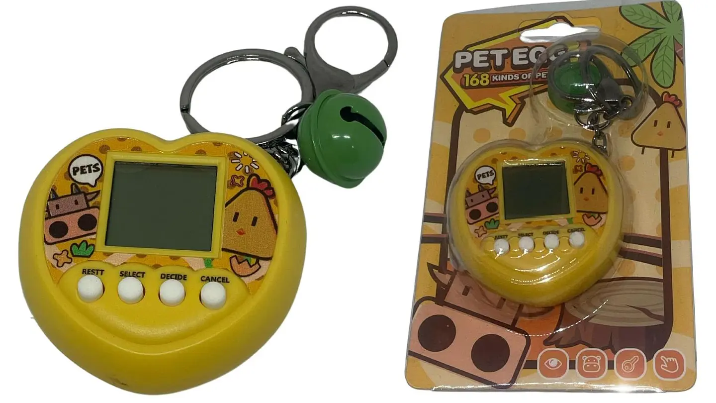 Tamagotchi 168  Mascotas Virtual En 1 Juguete Tama Niños 6cm 3