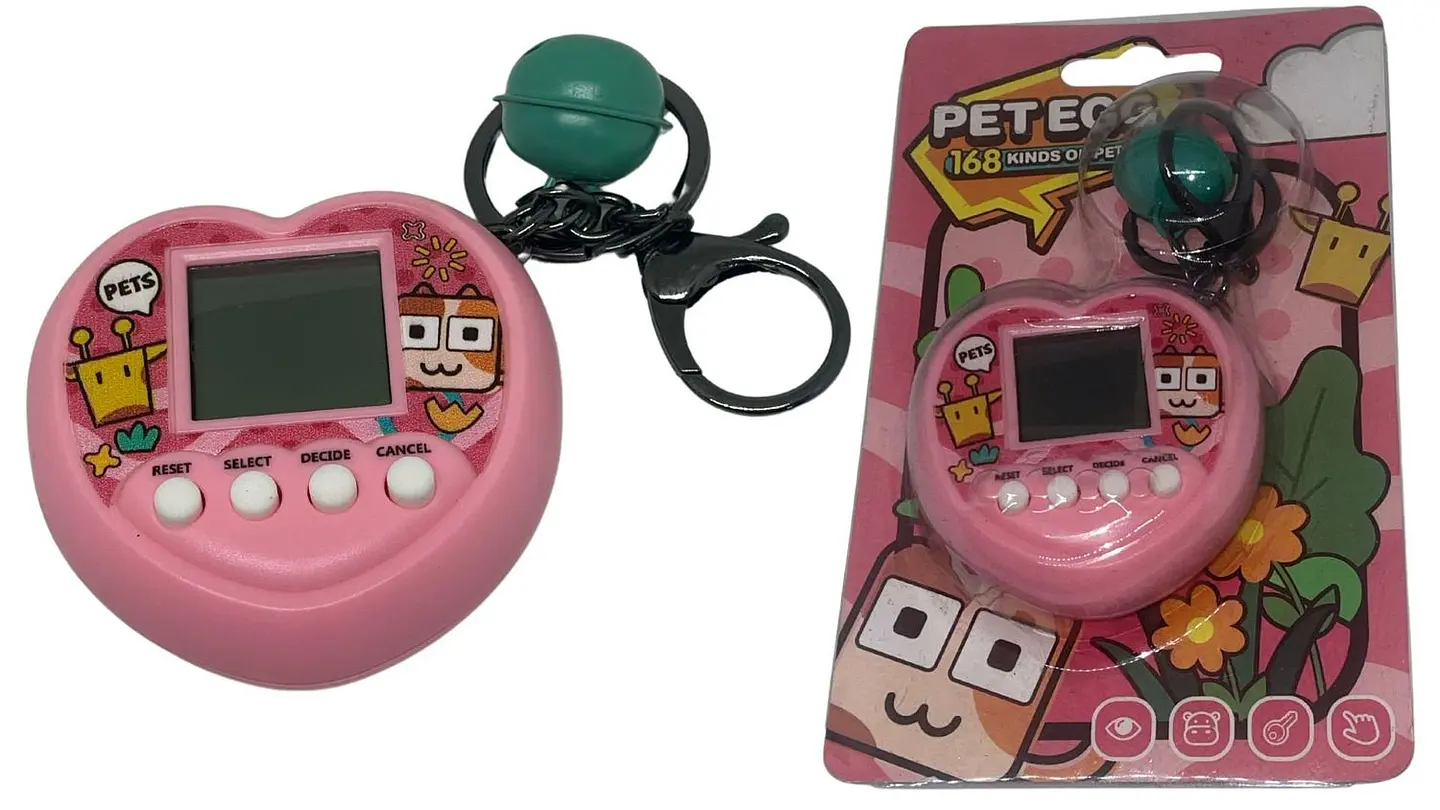 Tamagotchi 168  Mascotas Virtual En 1 Juguete Tama Niños 6cm 4