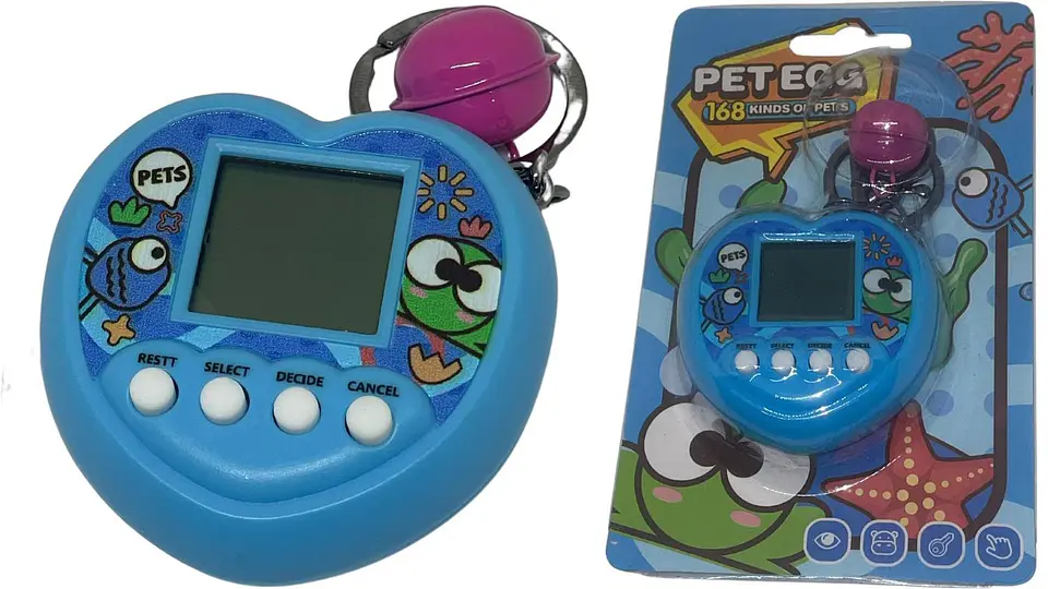 Tamagotchi 168  Mascotas Virtual En 1 Juguete Tama Niños 6cm 5