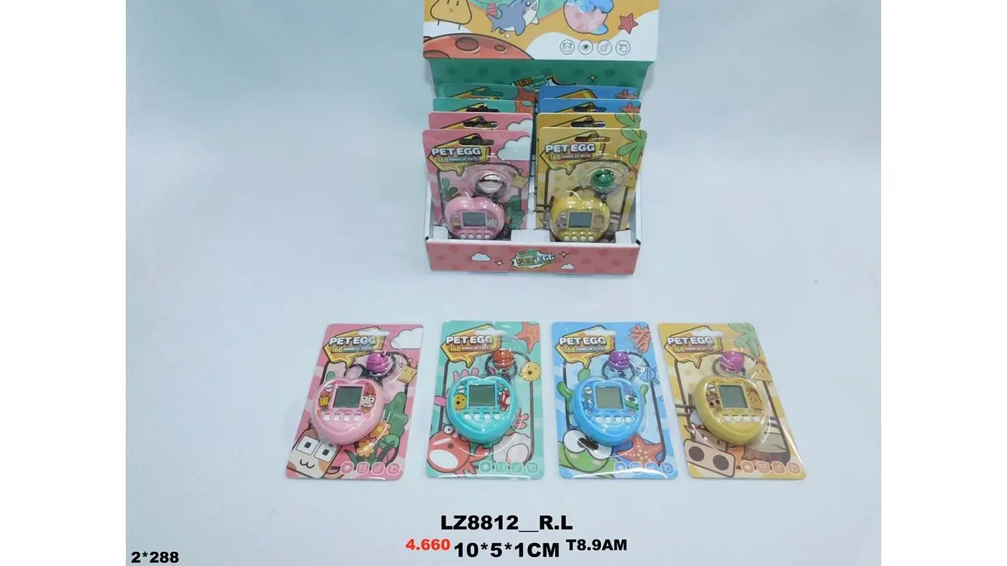 Tamagotchi 168  Mascotas Virtual En 1 Juguete Tama Niños 6cm 7
