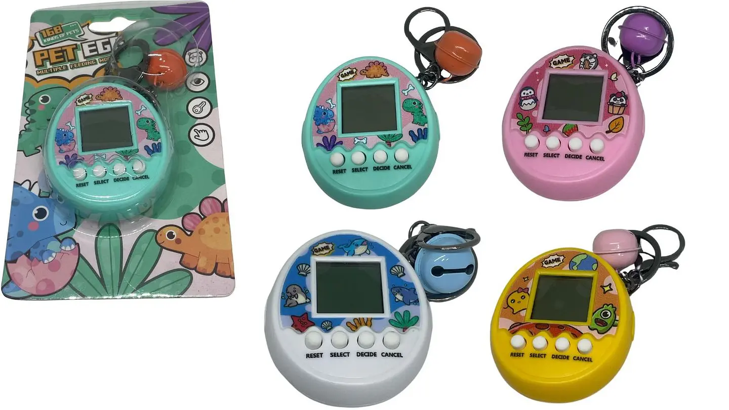Tamagotchi 168  Mascotas Virtual En 1 Juguete 6cm egg 1