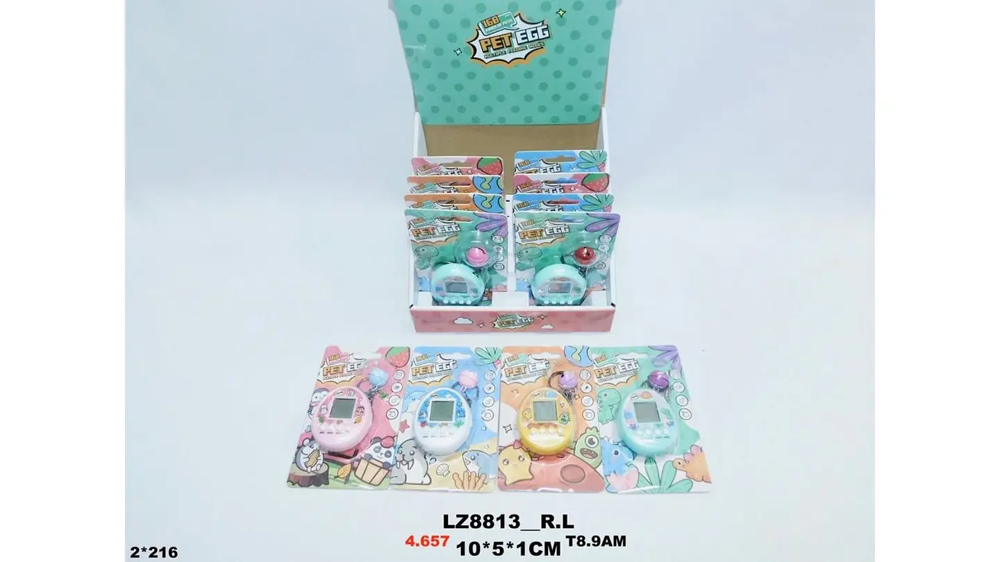 Tamagotchi 168  Mascotas Virtual En 1 Juguete 6cm egg 4