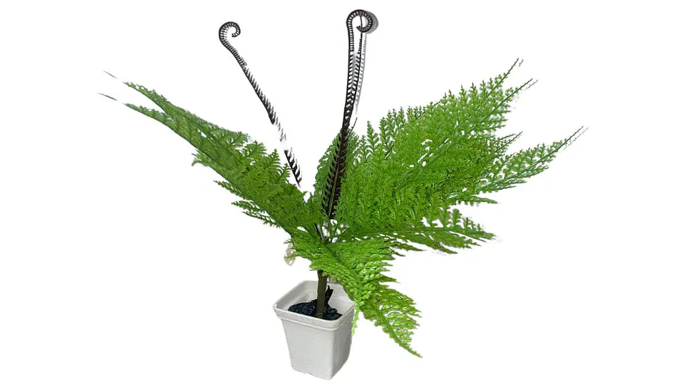 Helecho Mata Jardín Flores 35cm Artificial Decorativo Planta 2