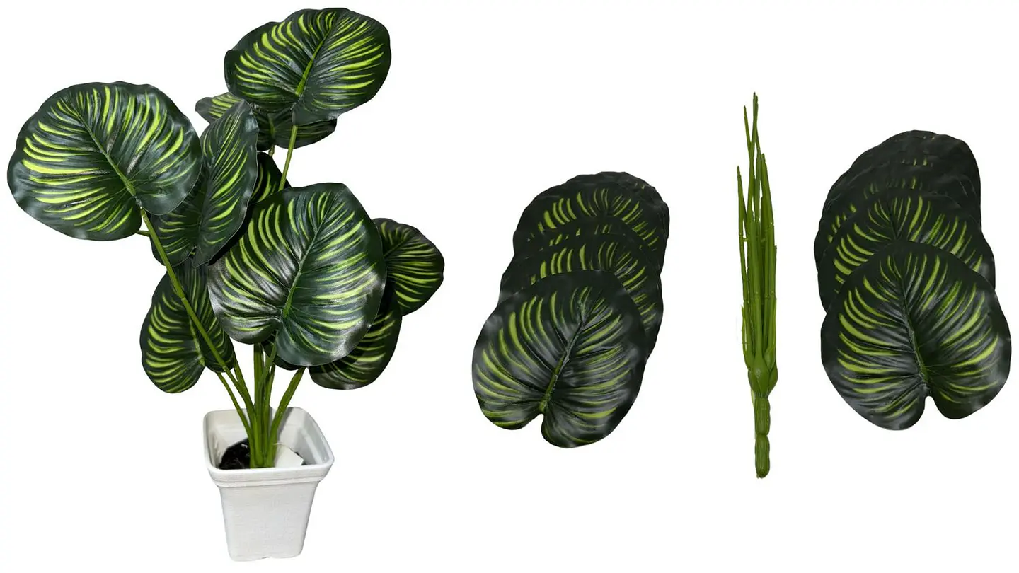 Planta Artificial Hojas Balazo Decoración X1 Und Jardines 2