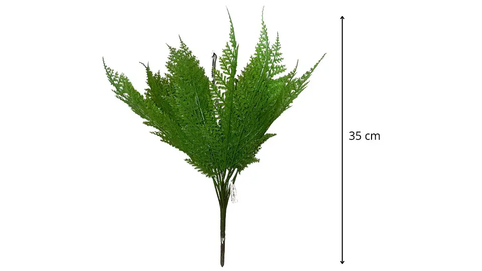 Helecho Mata Jardín Flores 35cm Artificial Decorativo Planta 4
