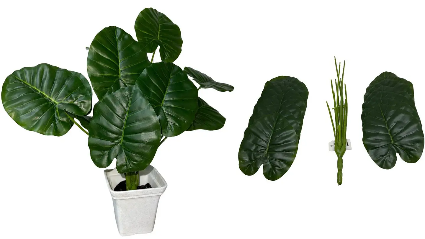 Planta Artificial Hojas Balazo Decoración X1 Und Jardines 3