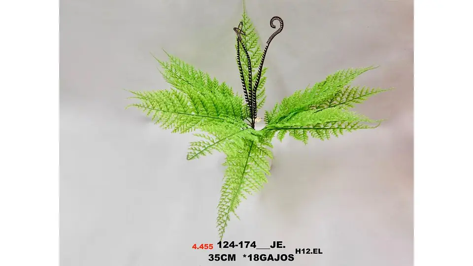 Helecho Mata Jardín Flores 35cm Artificial Decorativo Planta 5