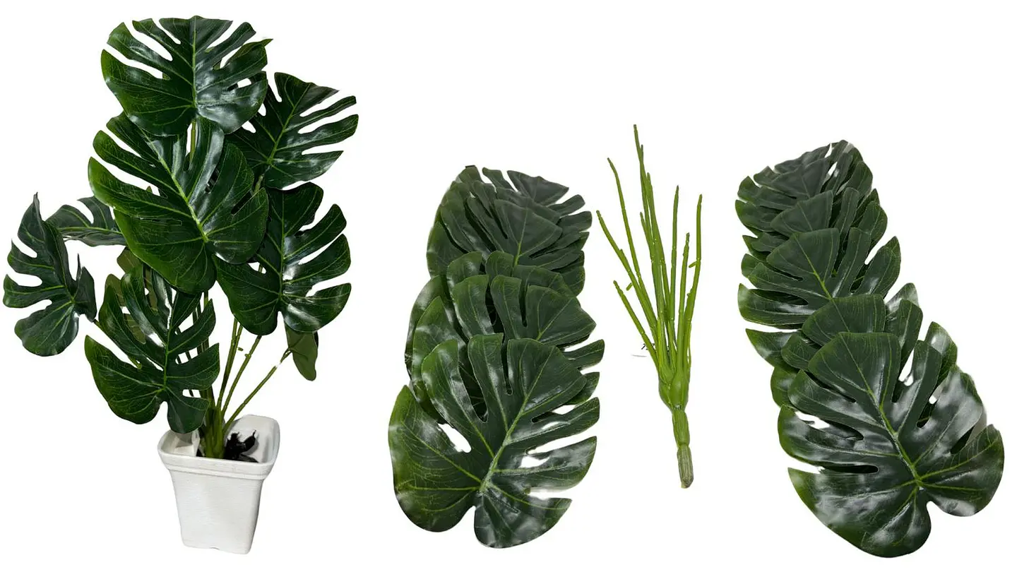 Planta Artificial Hojas Balazo Decoración X1 Und Jardines 6