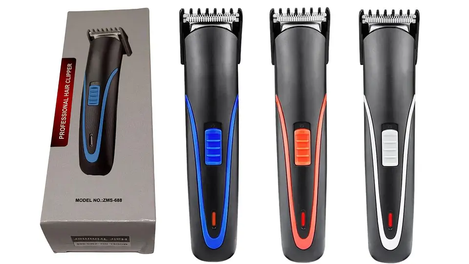 Cortadora De Pelo Recargable Hombres Máquina Corte Barbero 3