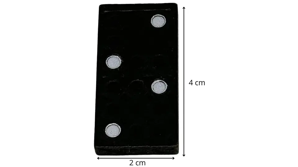 Juego de mesa Domino Profesional Caja Madera Fichas pequeño 4