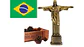 Cristo Redentor Monumento Del Mundo Estatuilla 18cm Replica - Miniatura 4