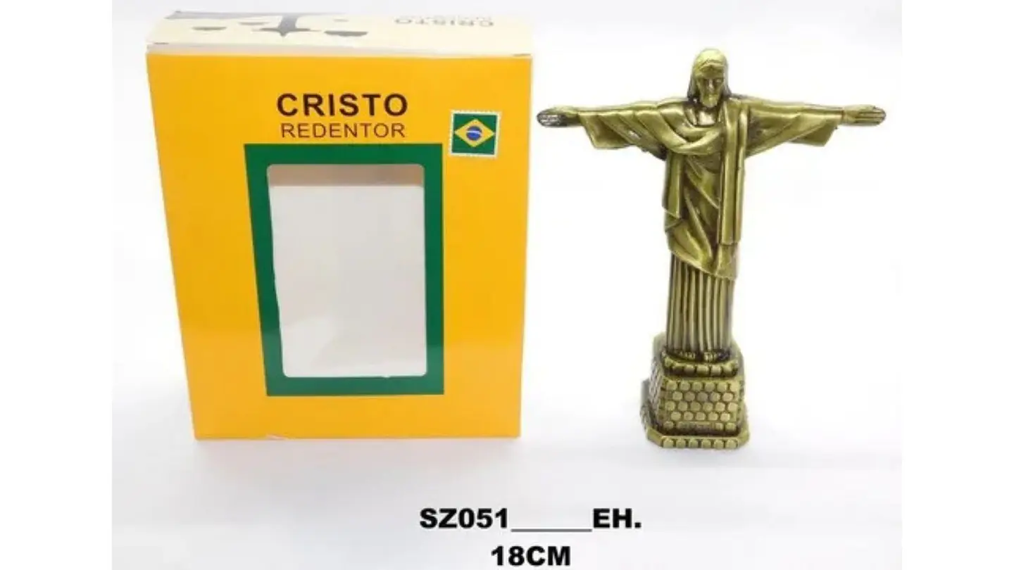 Cristo Redentor Monumento Del Mundo Estatuilla 18cm Replica 5